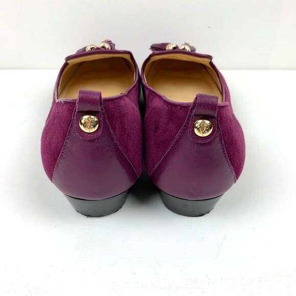 VC Signature 'Nancy' Tassel Loafer In Plumberry Sz 8.5M - Picture 9 of 16